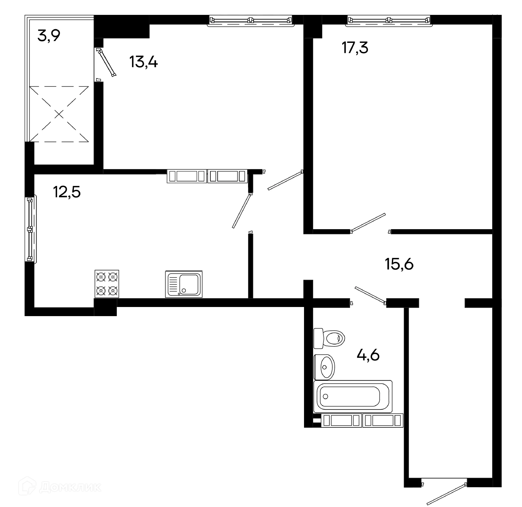 Фото квартиры в ЖК Поэма