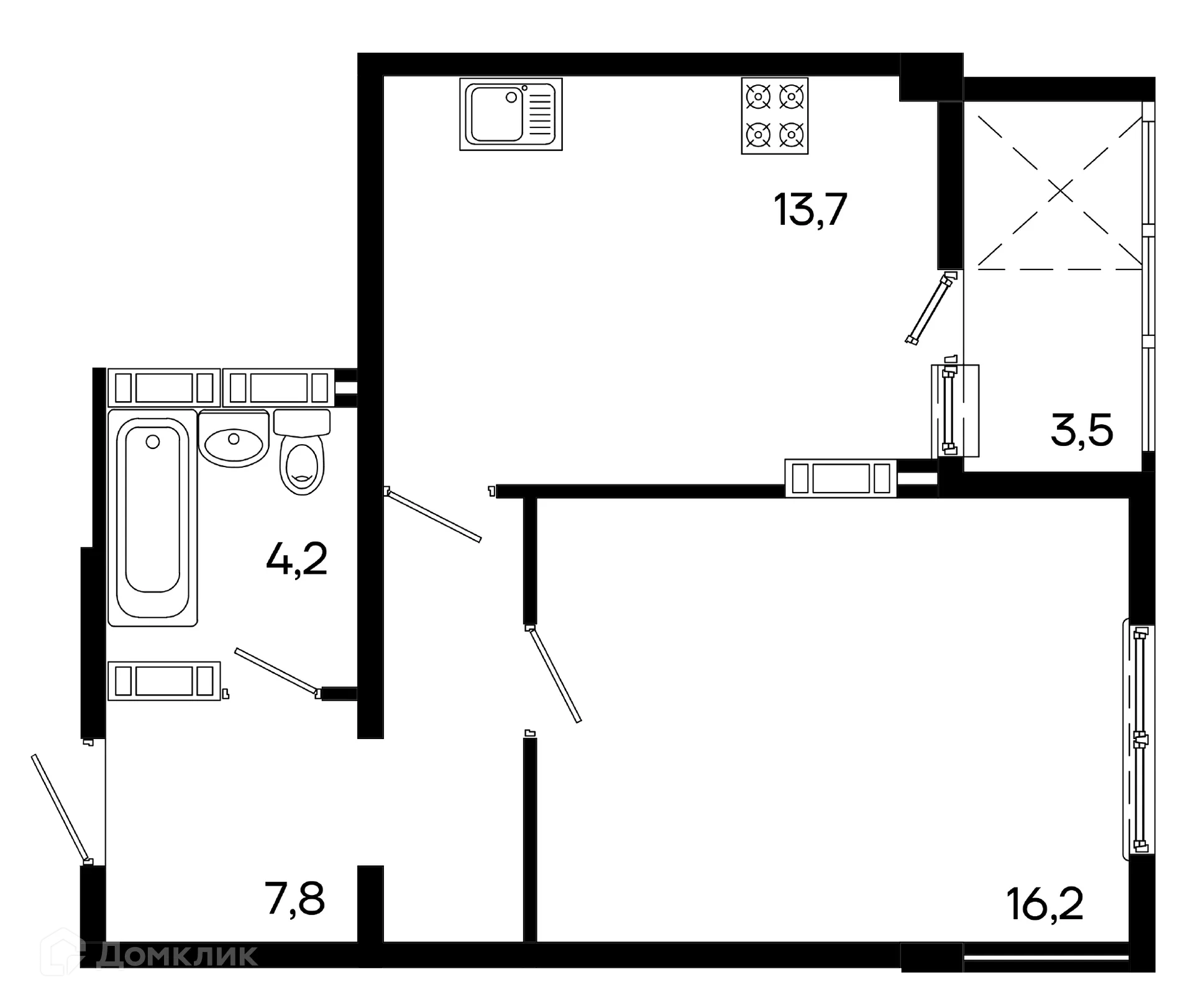 Фото квартиры в ЖК Поэма