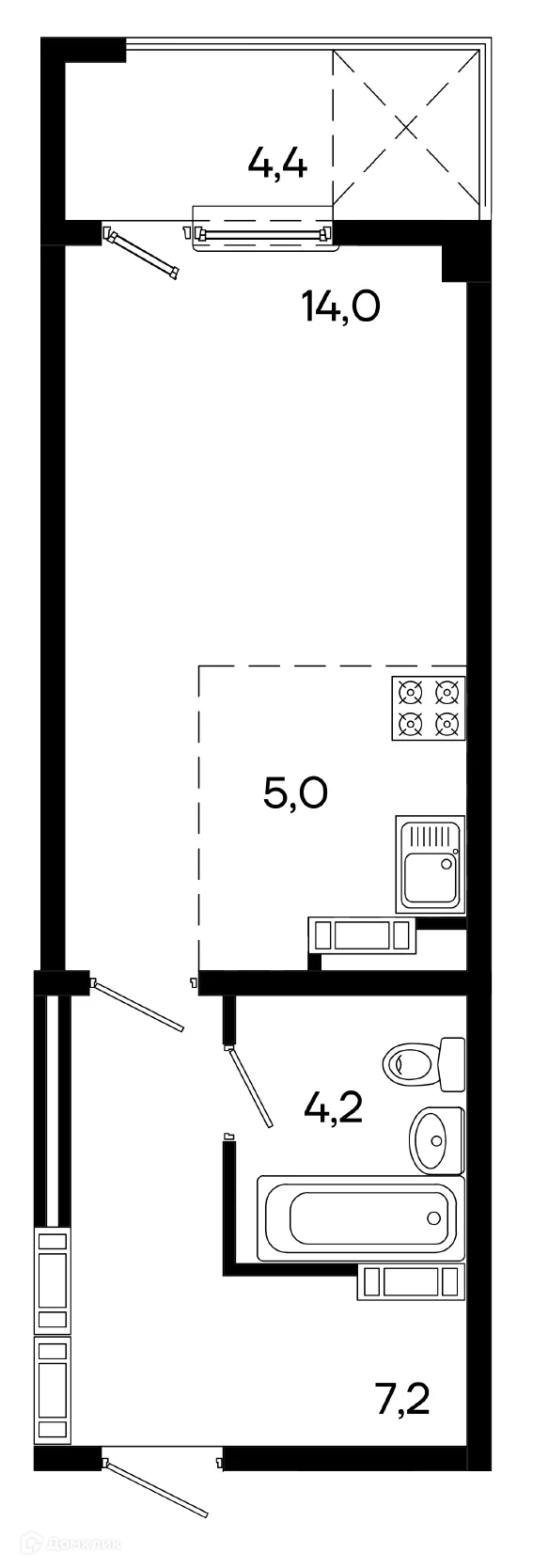 Фото квартиры в ЖК Поэма