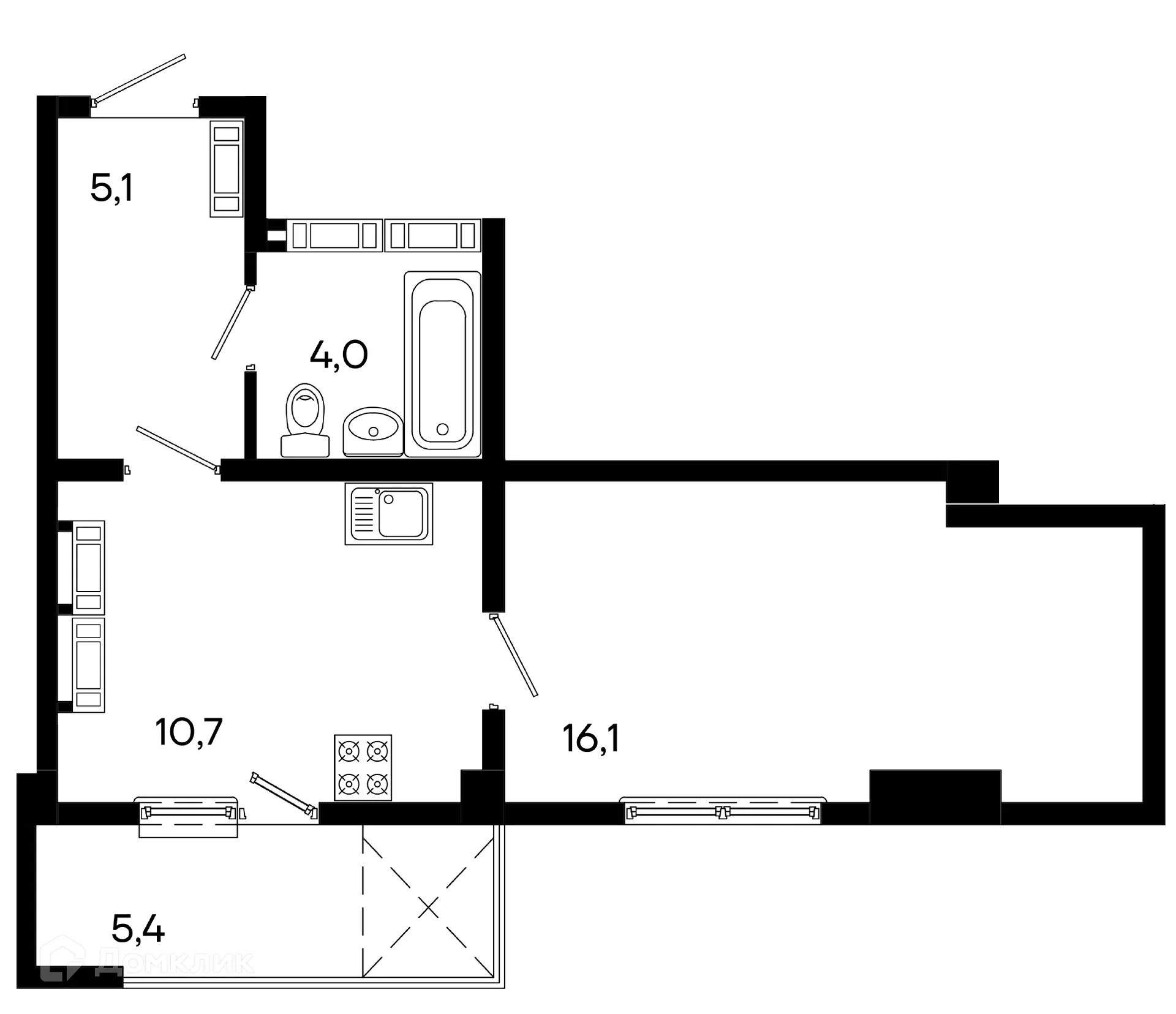 Фото квартиры в ЖК Поэма