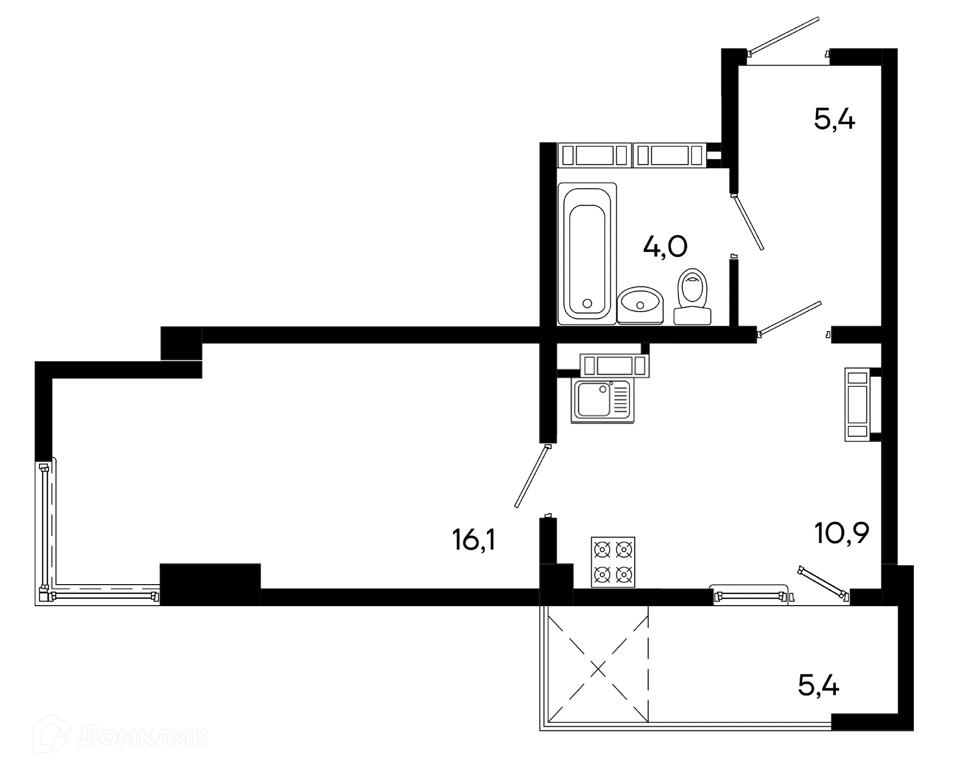 Фото квартиры в ЖК Поэма