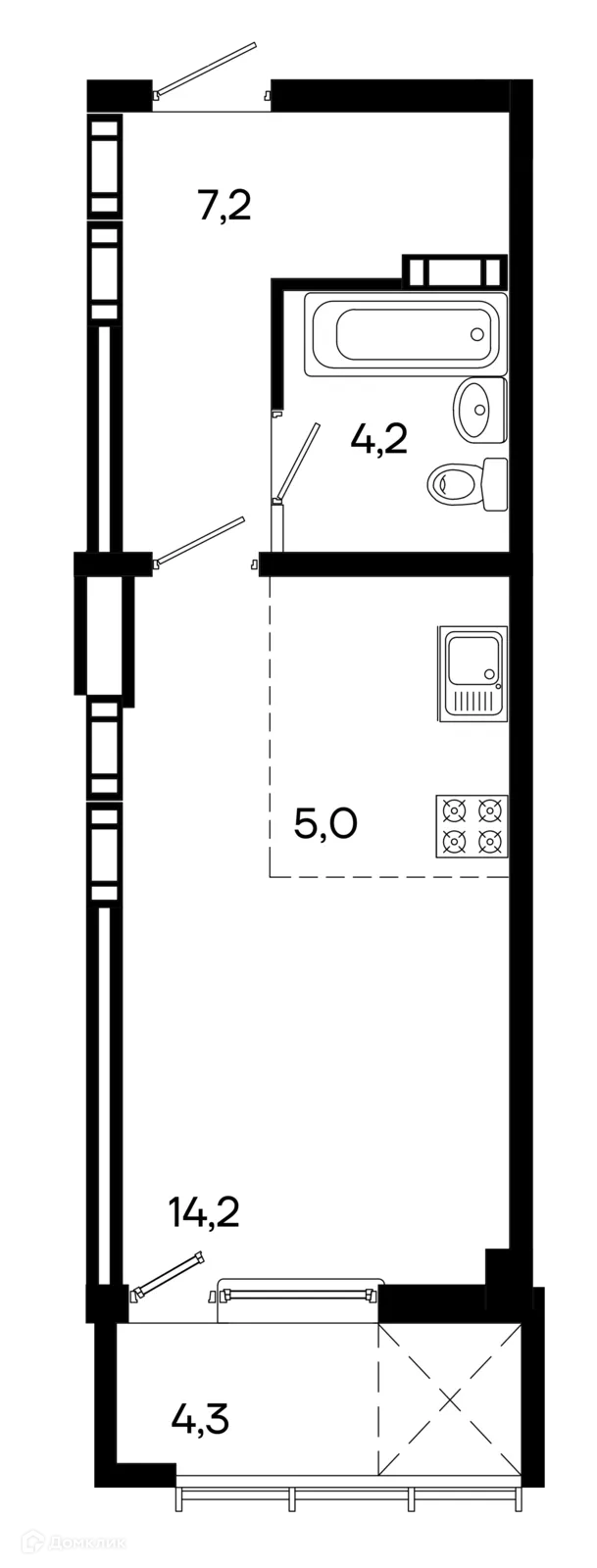 Фото квартиры в ЖК Клубный дом Моне