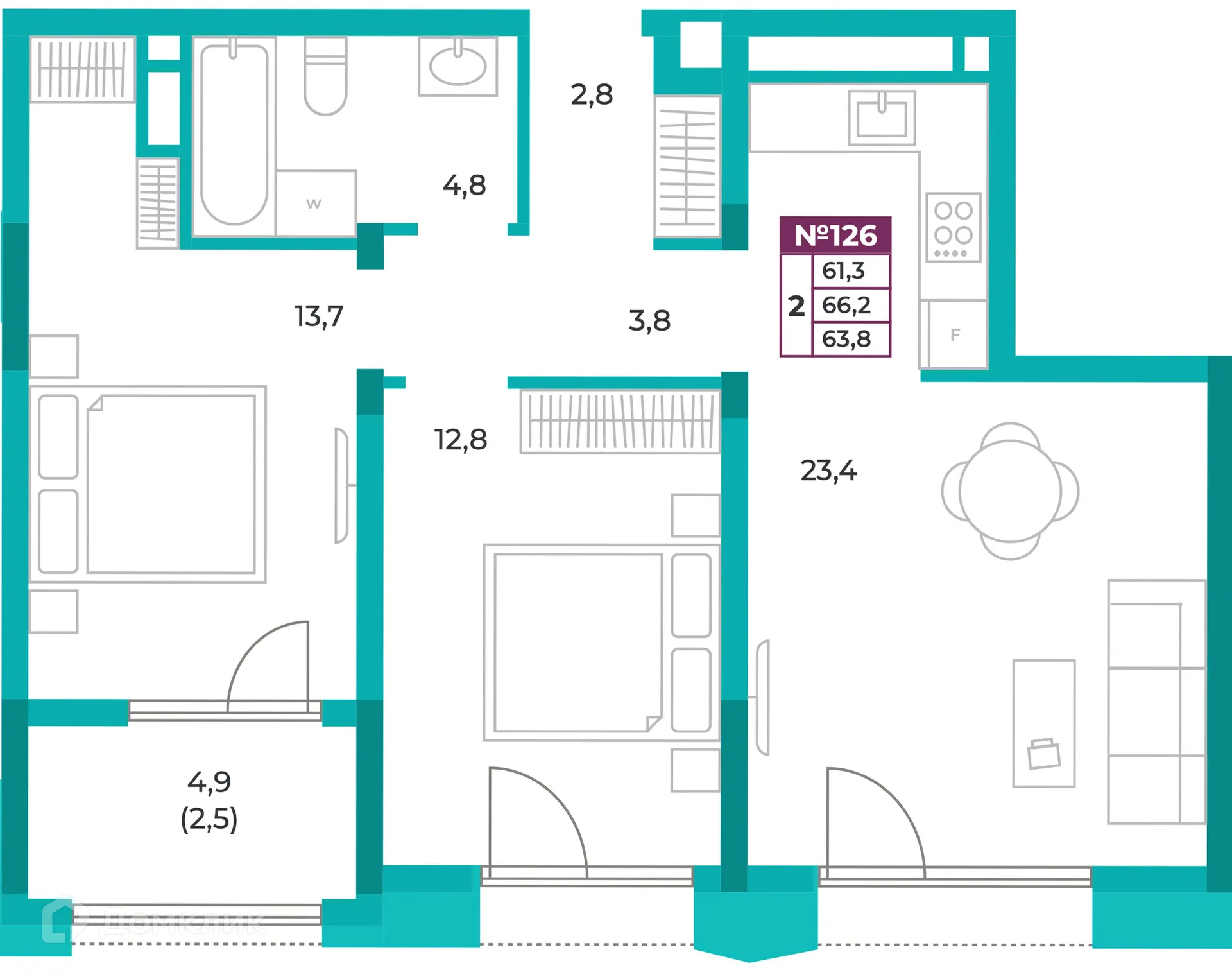 Фото квартиры в ЖК ОМЕГА