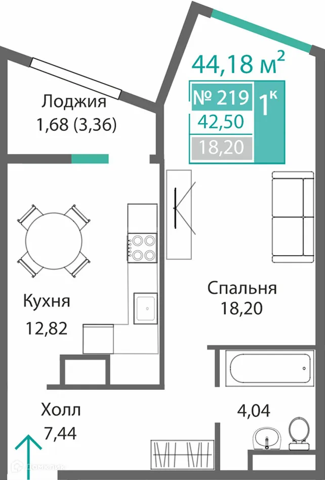 Фото квартиры в ЖК БАРБАРИС