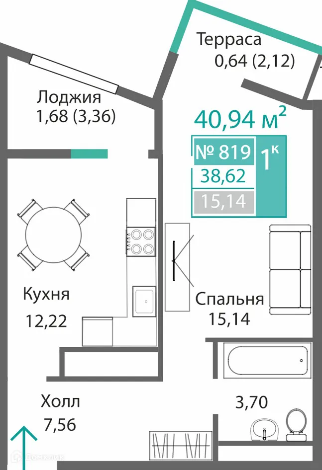 Фото квартиры в ЖК БАРБАРИС