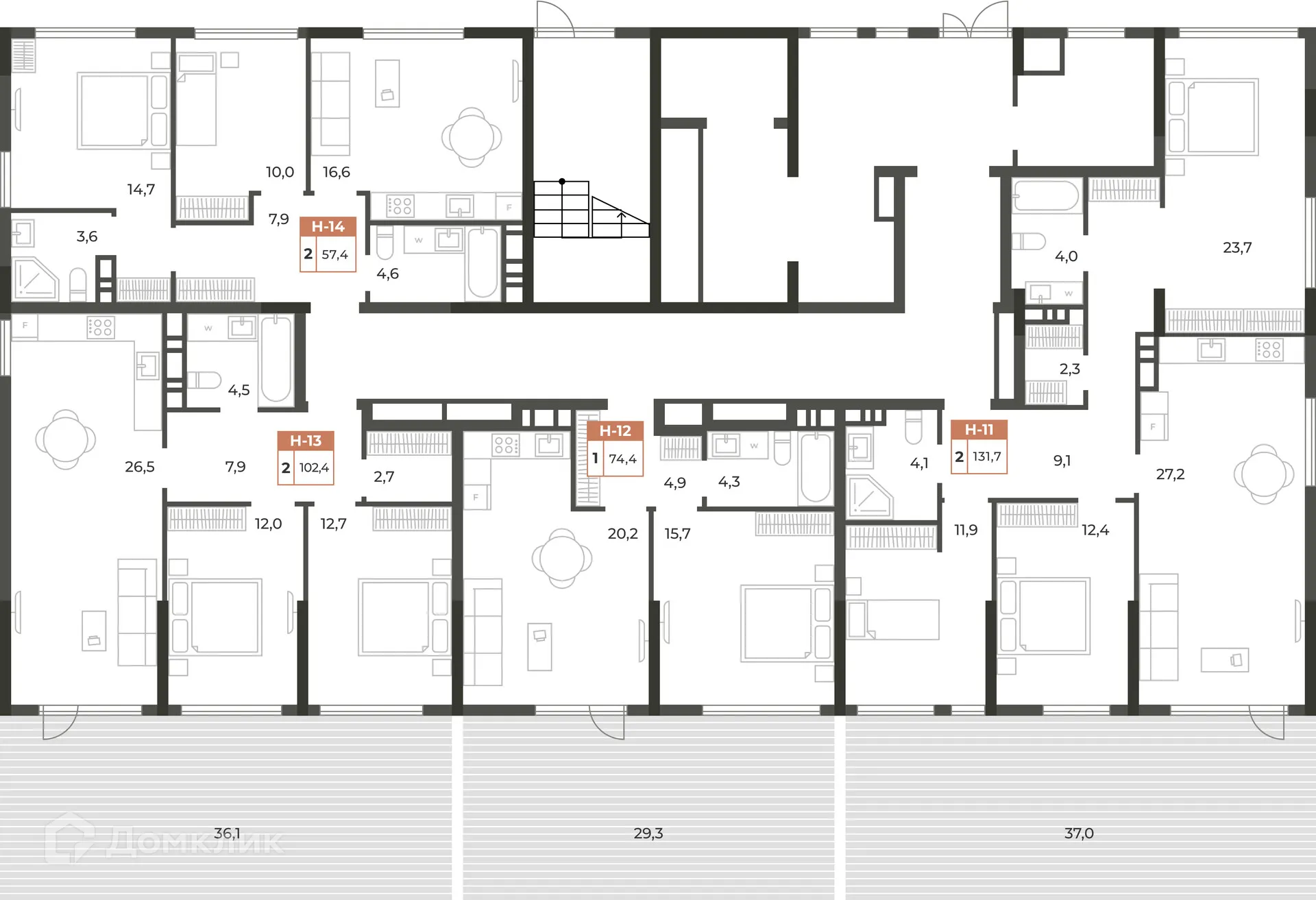 Фото квартиры в ЖК Аристократ