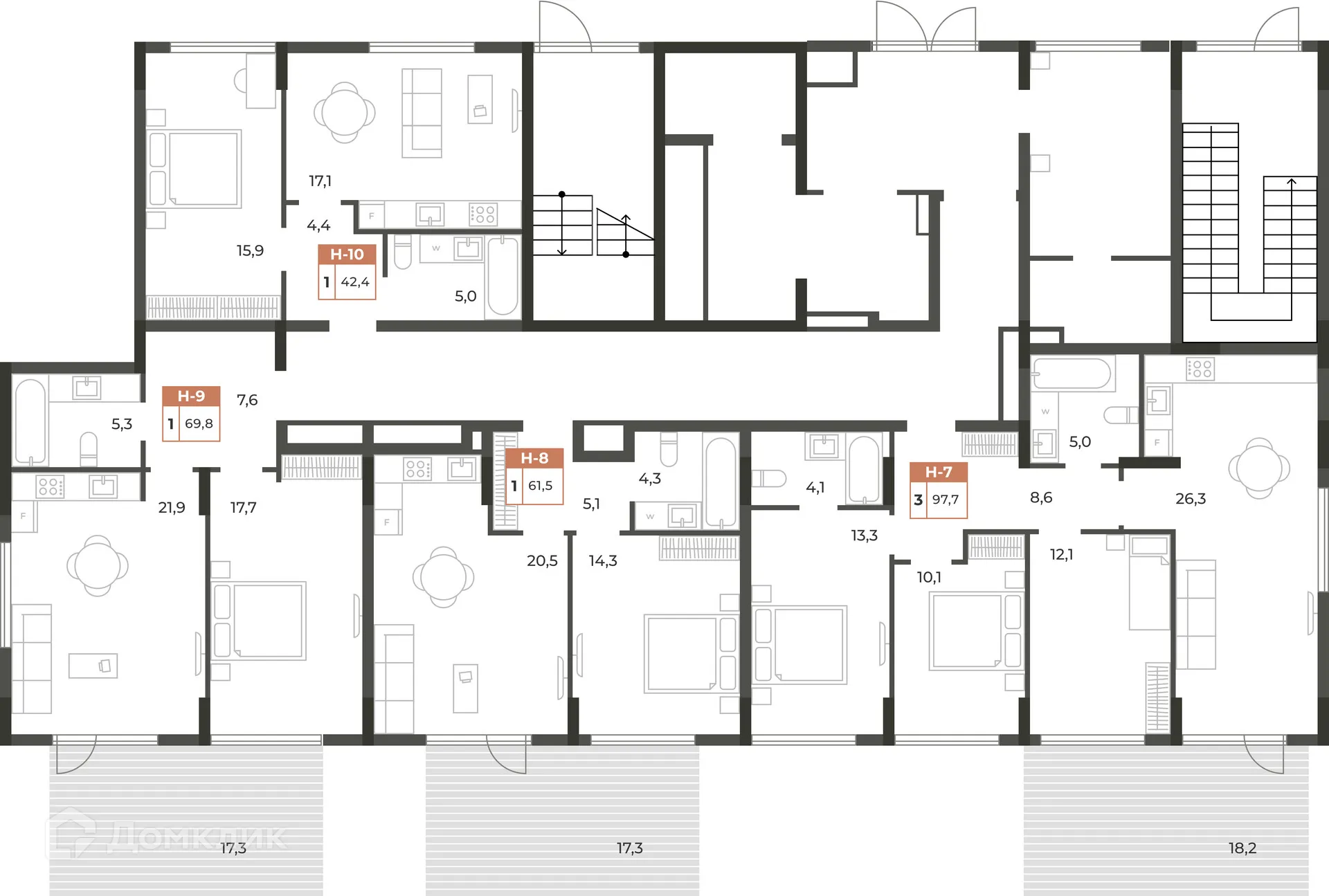 Фото квартиры в ЖК Аристократ