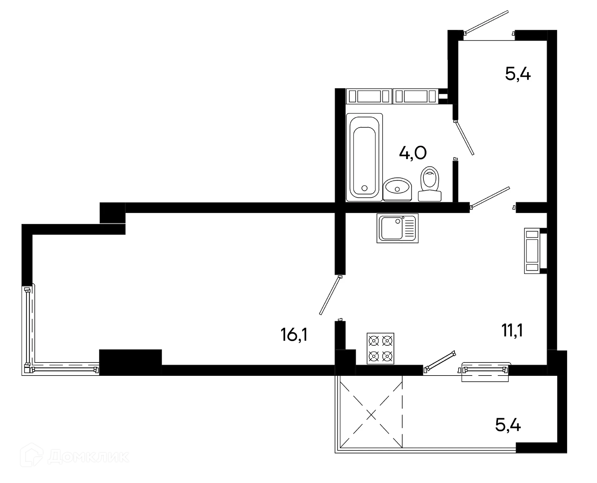 Фото квартиры в ЖК Поэма