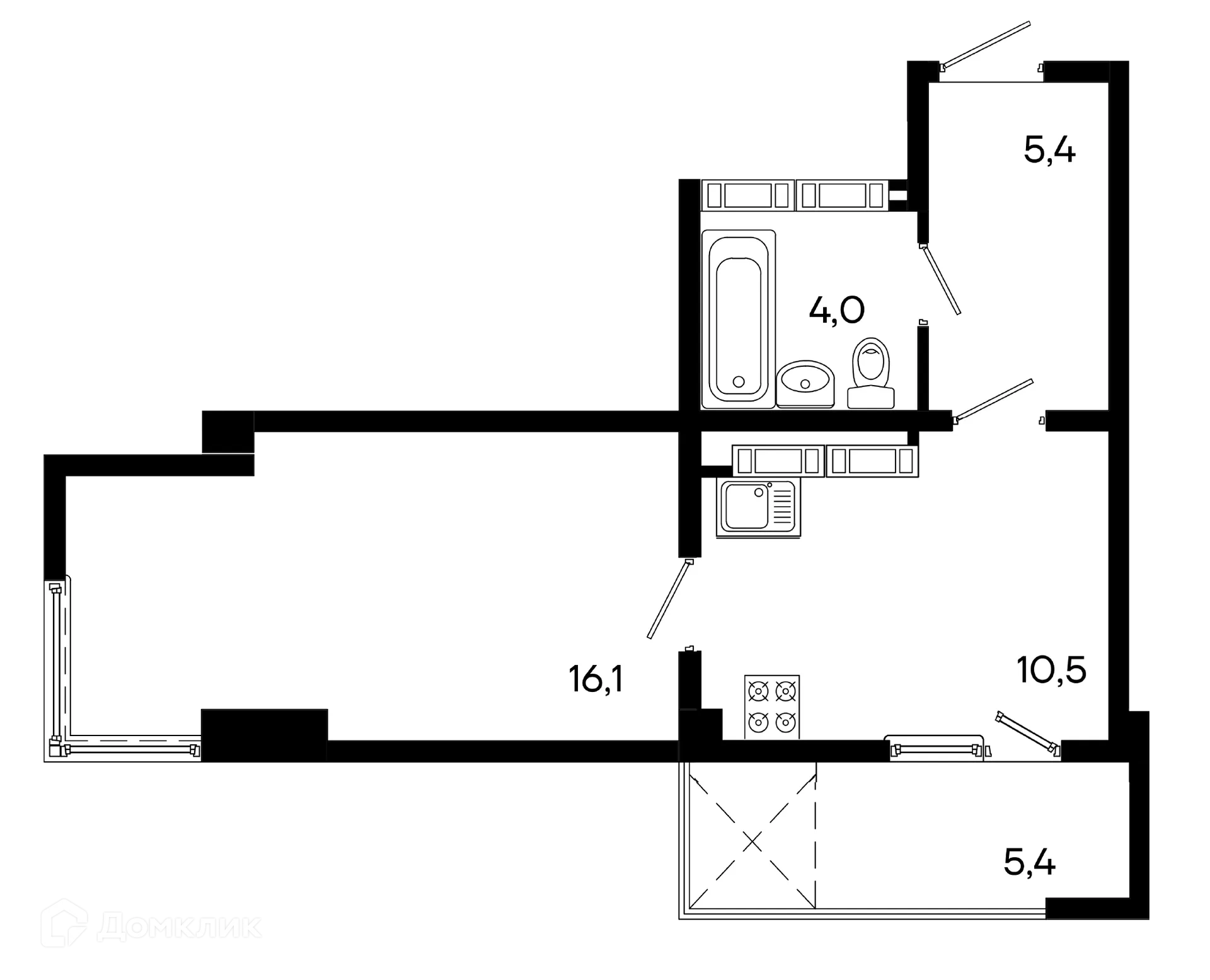 Фото квартиры в ЖК Поэма