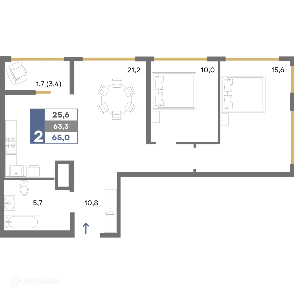 Фото квартиры в ЖК Прогресс