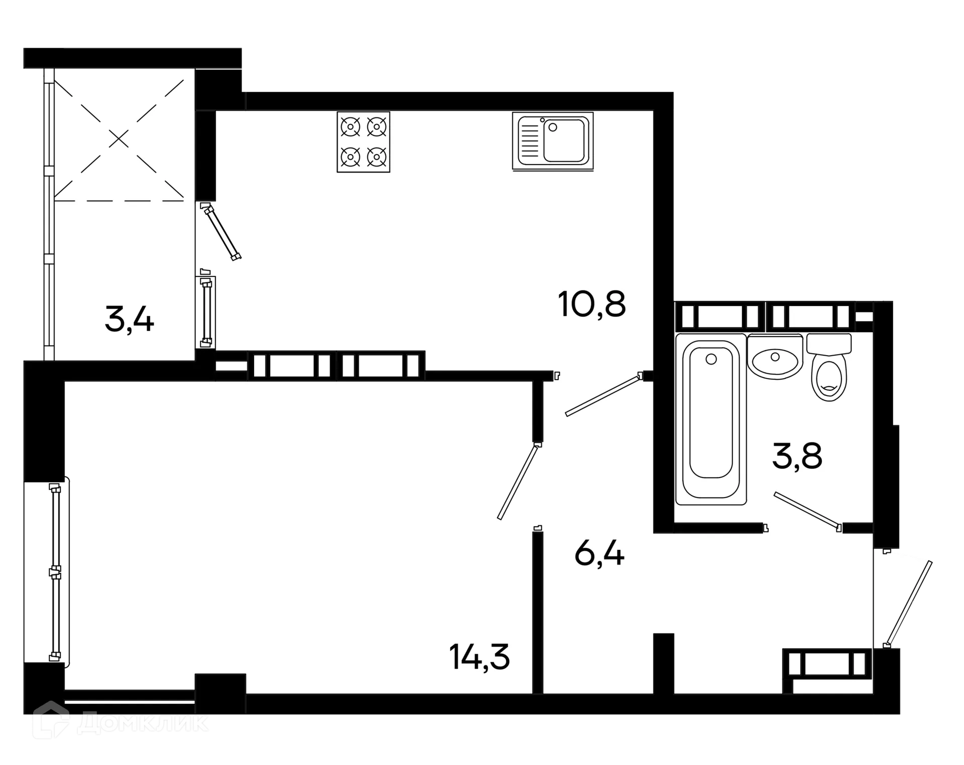 Фото квартиры в ЖК Клубный дом Моне