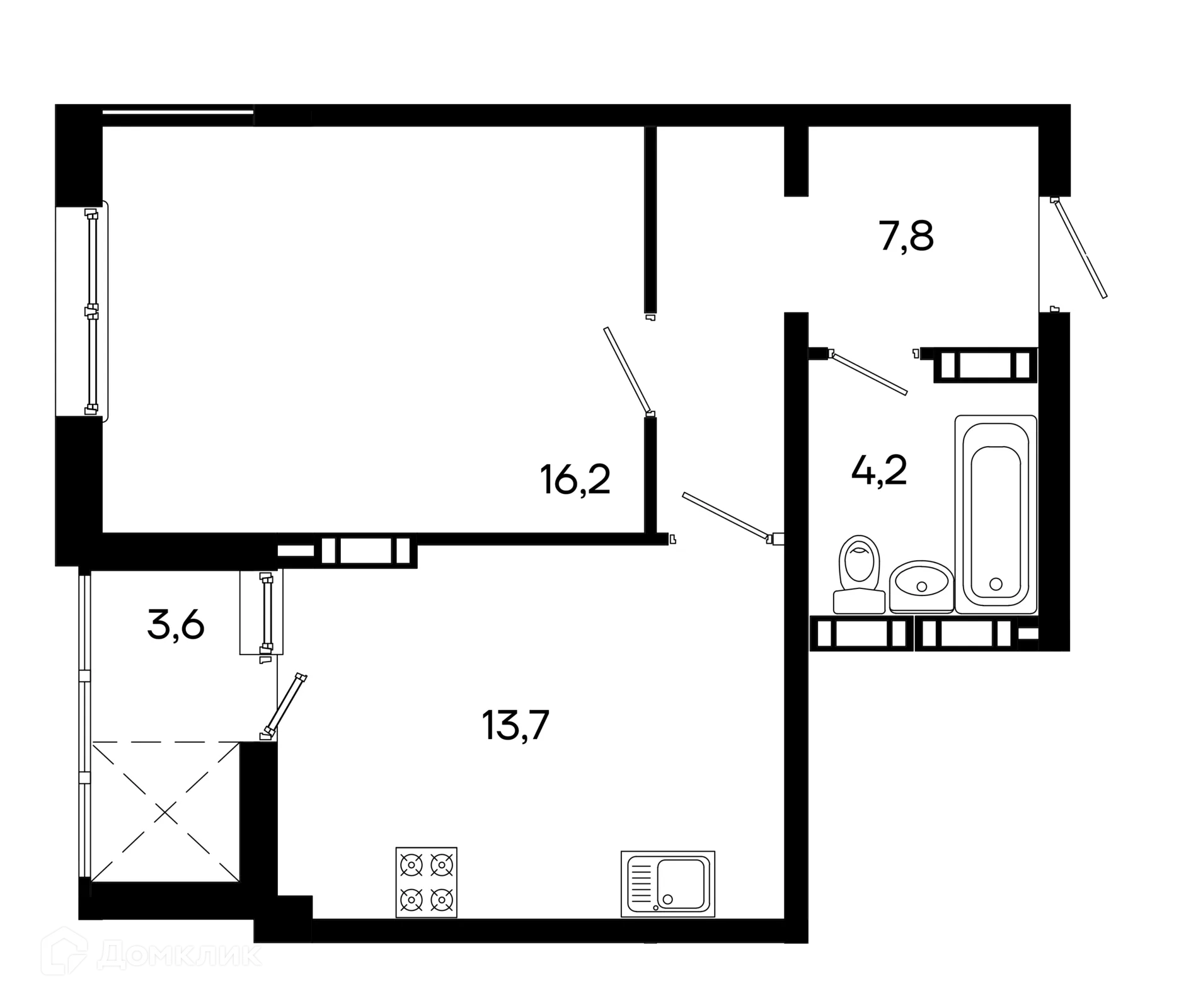 Фото квартиры в ЖК Клубный дом Моне