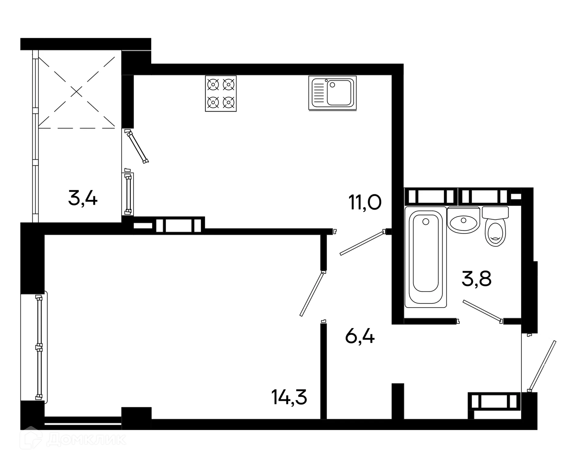 Фото квартиры в ЖК Клубный дом Моне