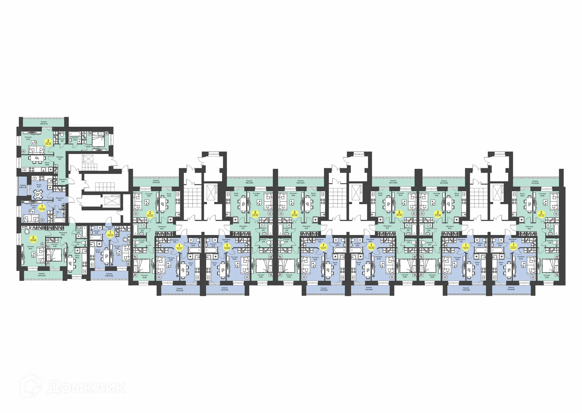 Фото квартиры в ЖК Жилой комплекс "Дубки"