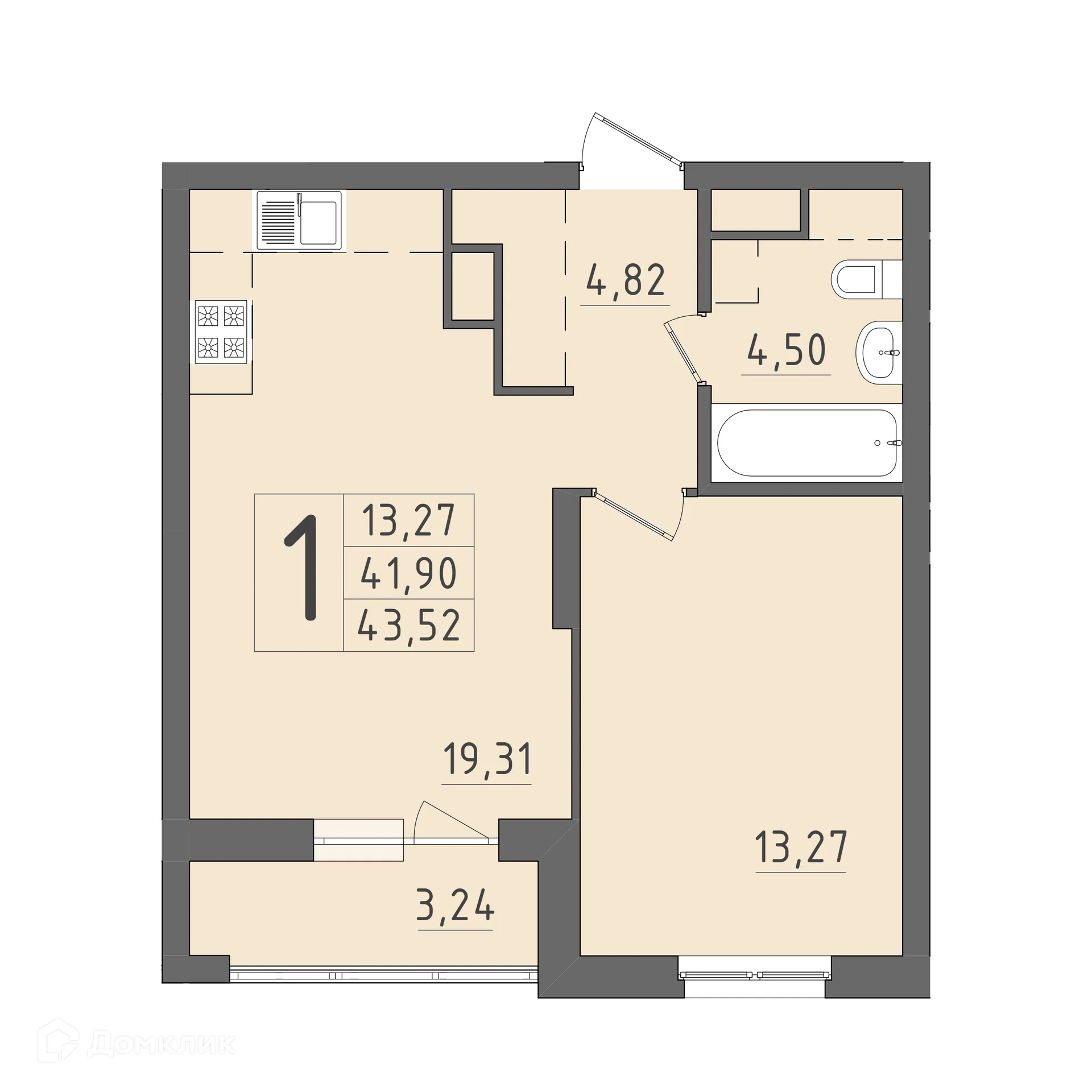 Фото квартиры в ЖК На Кирова