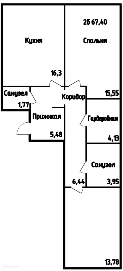 Фото квартиры в ЖК ПРОСПЕКТ