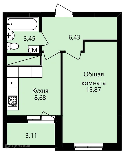 Фото квартиры в ЖК Гармония