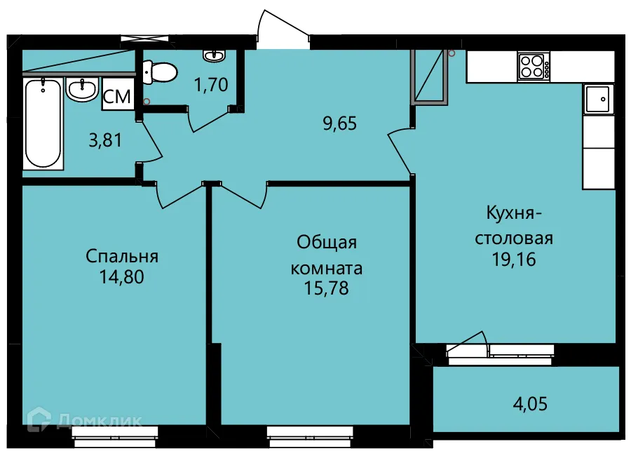 Фото квартиры в ЖК Гармония