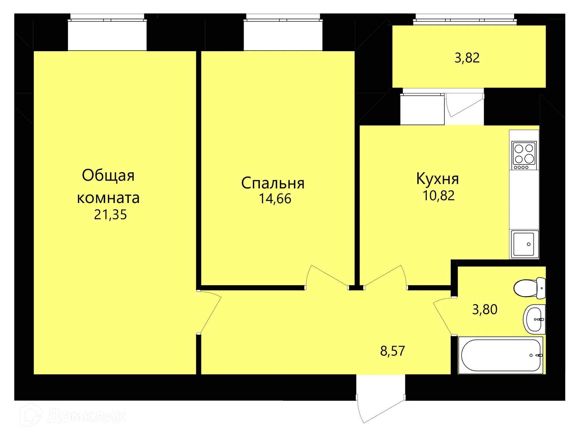 Фото квартиры в ЖК На Филатова