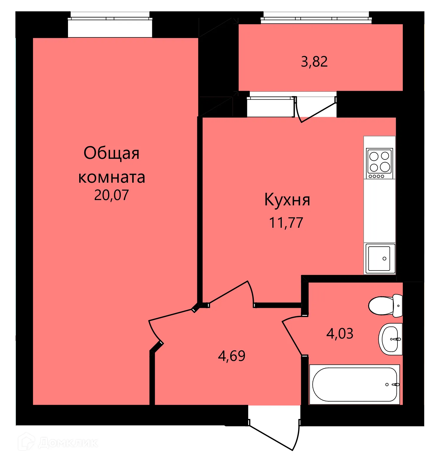 Фото квартиры в ЖК На Филатова