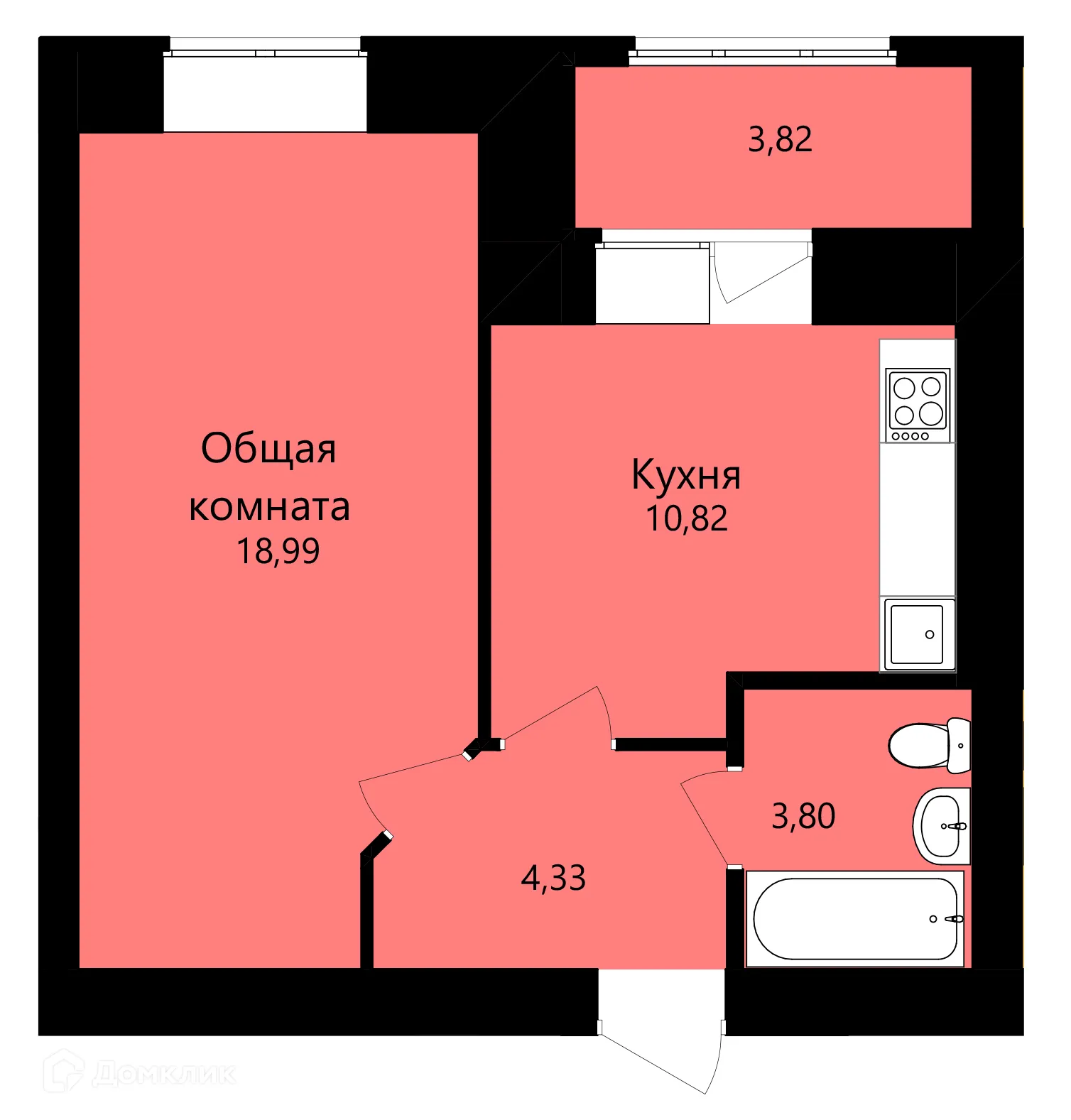 Фото квартиры в ЖК На Филатова