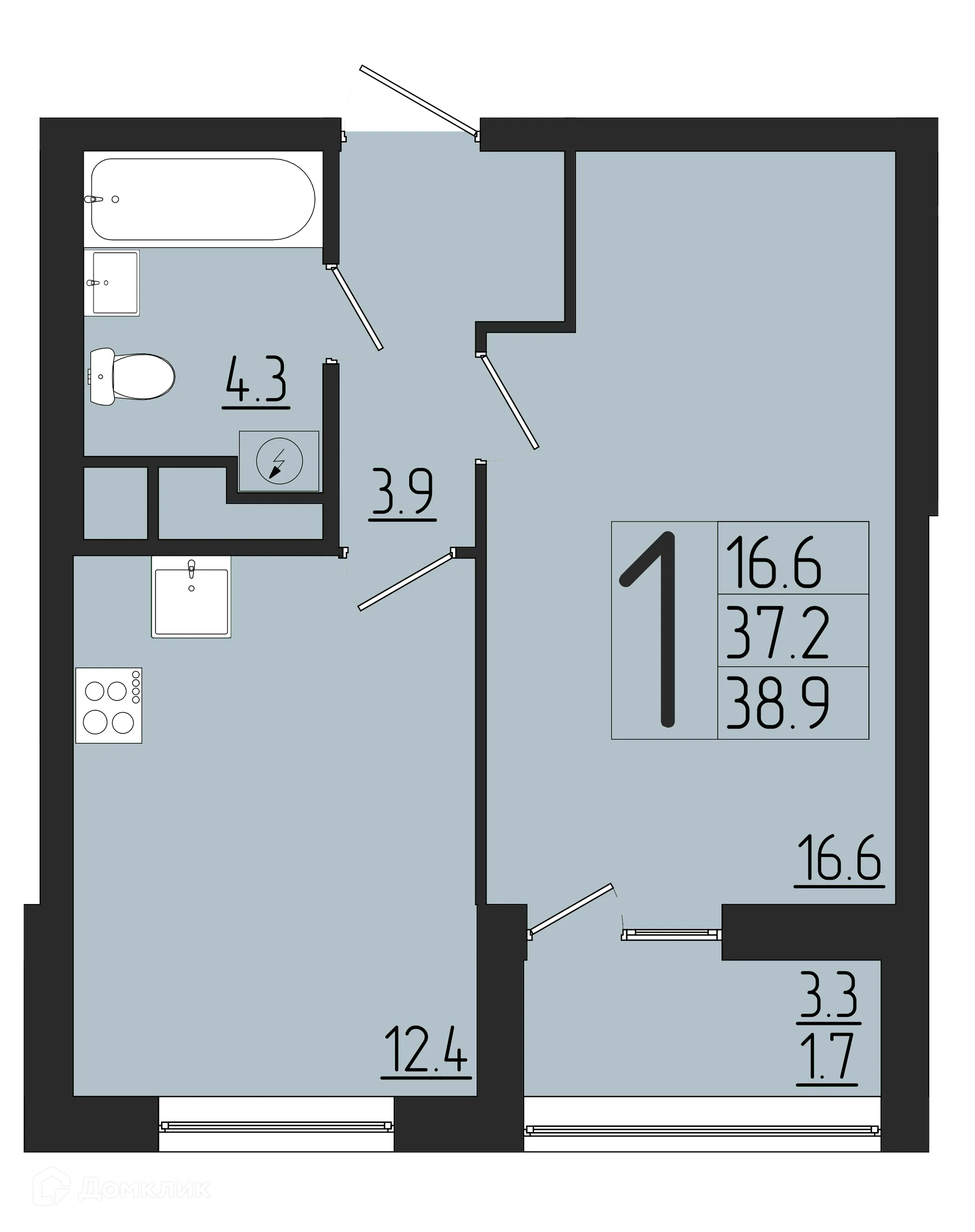 Фото квартиры в ЖК Розмарин