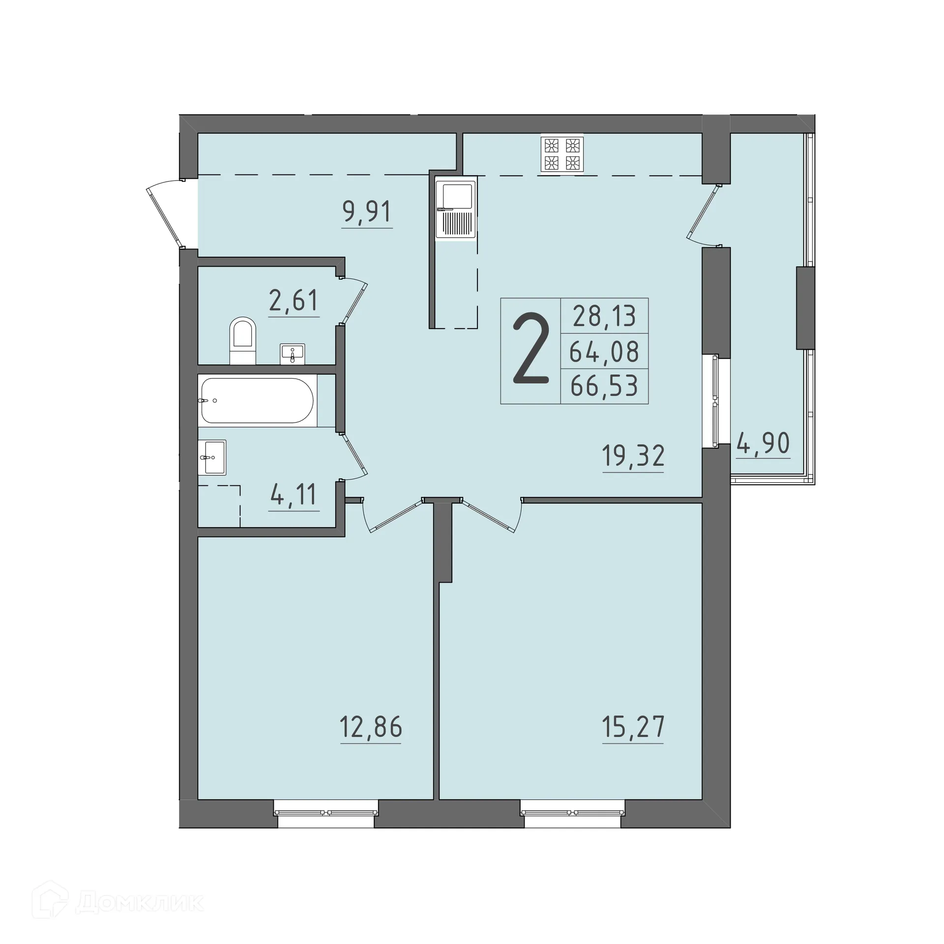 Фото квартиры в ЖК На Кирова