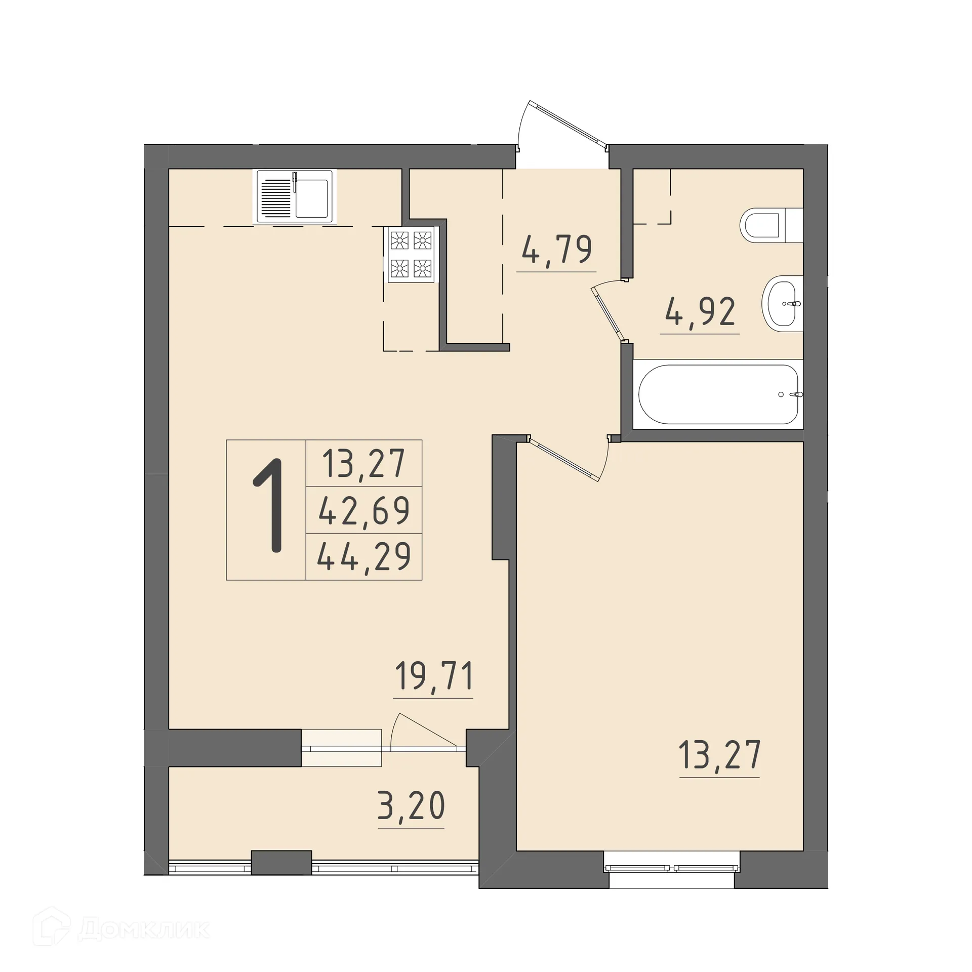 Фото квартиры в ЖК На Кирова