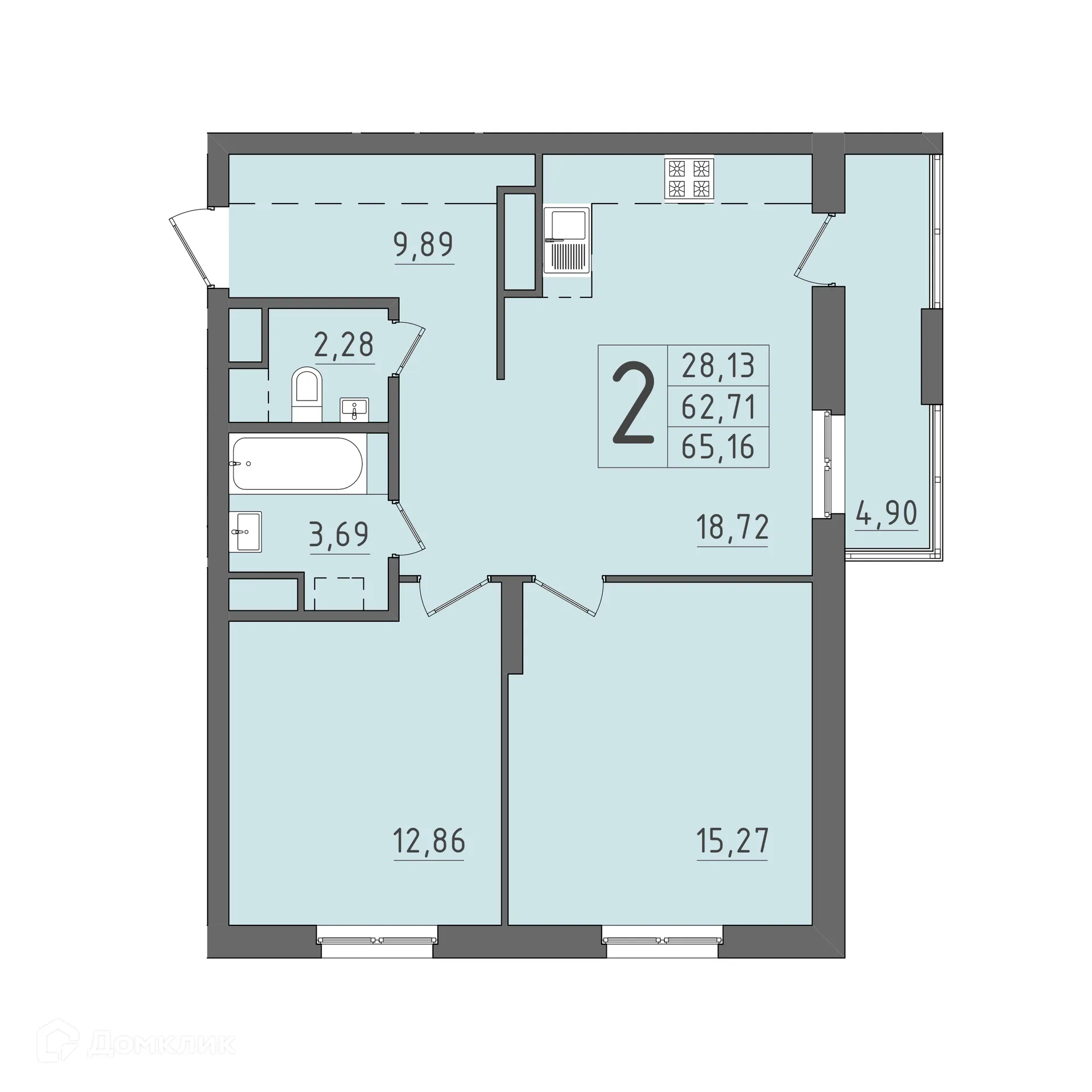 Фото квартиры в ЖК На Кирова