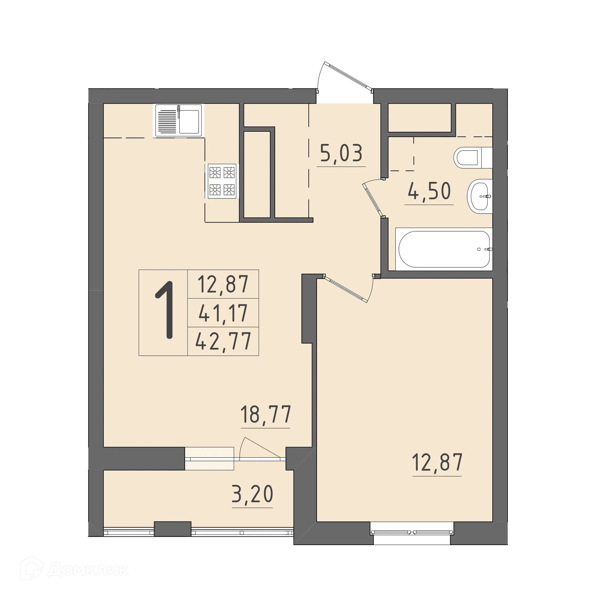 Фото квартиры в ЖК На Кирова