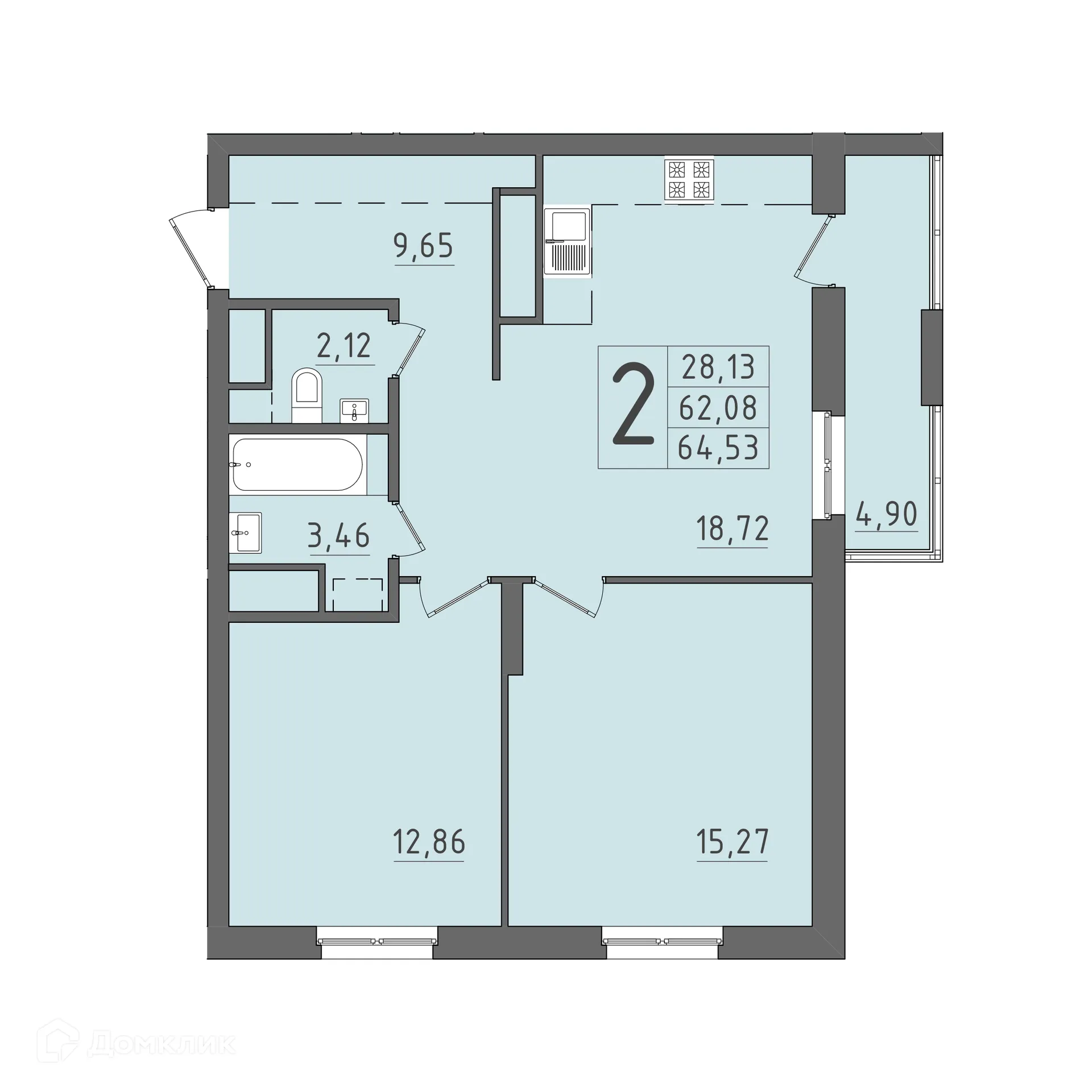 Фото квартиры в ЖК На Кирова