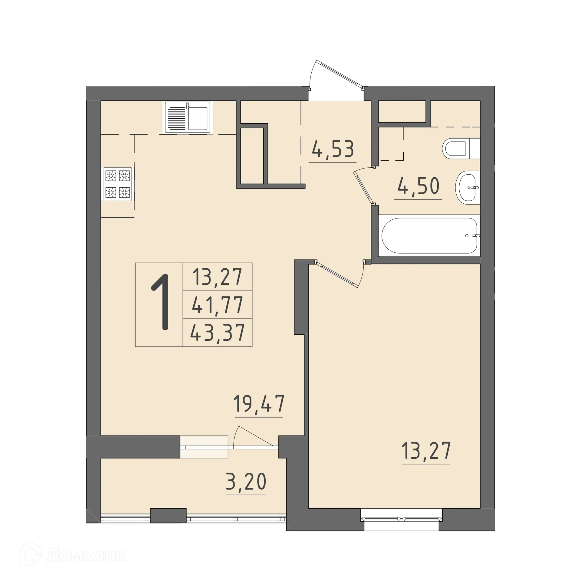 Фото квартиры в ЖК На Кирова