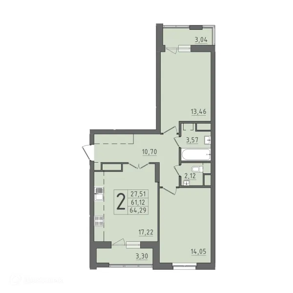 2 комн. квартиры в Саранске новостройки