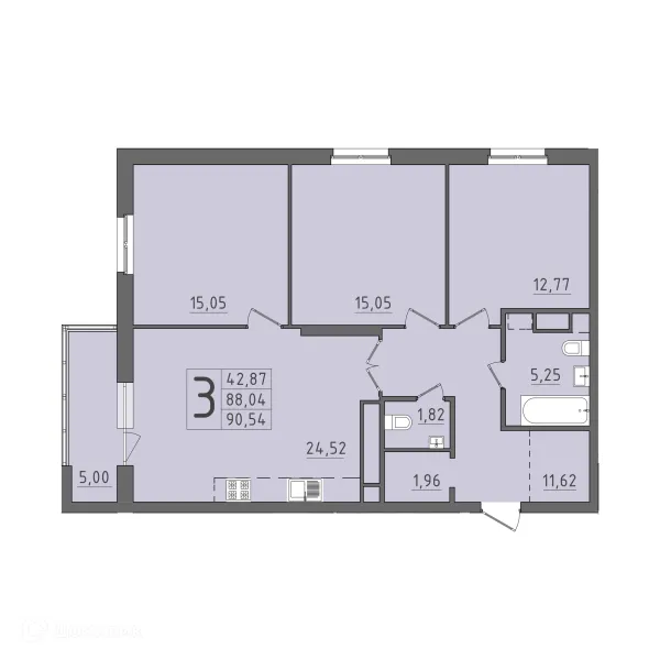 3 комн. квартиры в Саранске новостройки