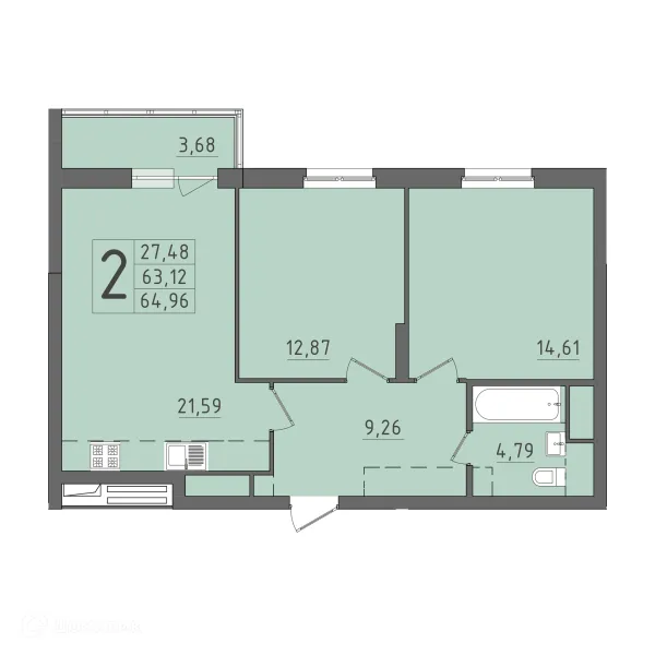 2 комн. квартиры в Саранске новостройки