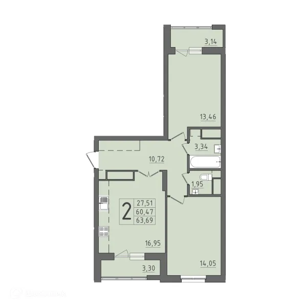 2 комн. квартиры в Саранске новостройки