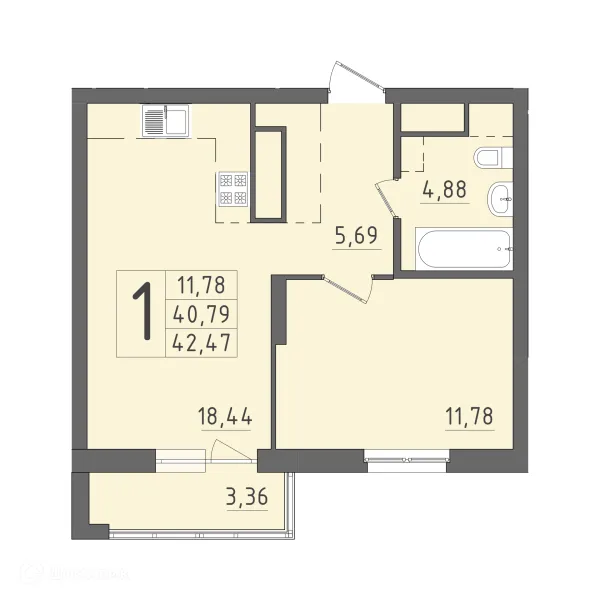 1 комн. квартиры в Саранске новостройки