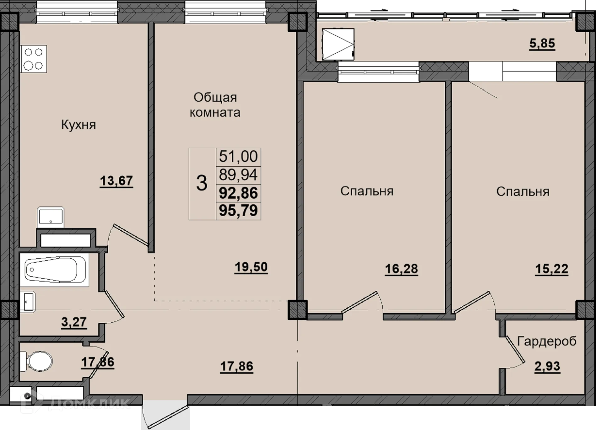 Фото квартиры в ЖК Алгыс