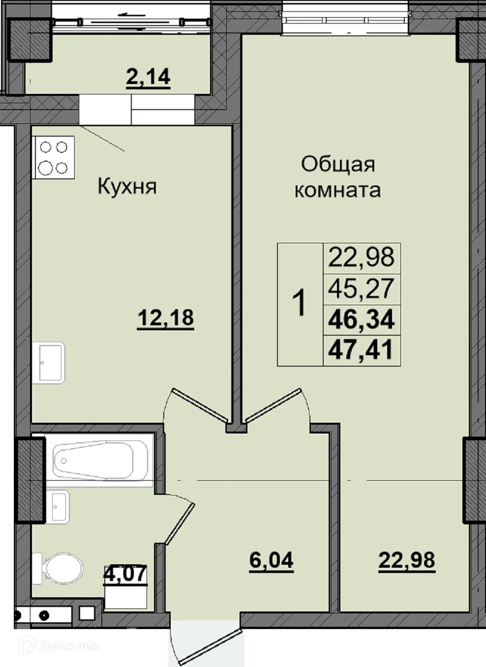 Фото квартиры в ЖК Алгыс