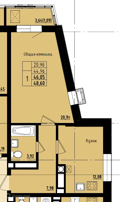 Фото квартиры в ЖК МЖД по ул. Чехова в г. Якутск
