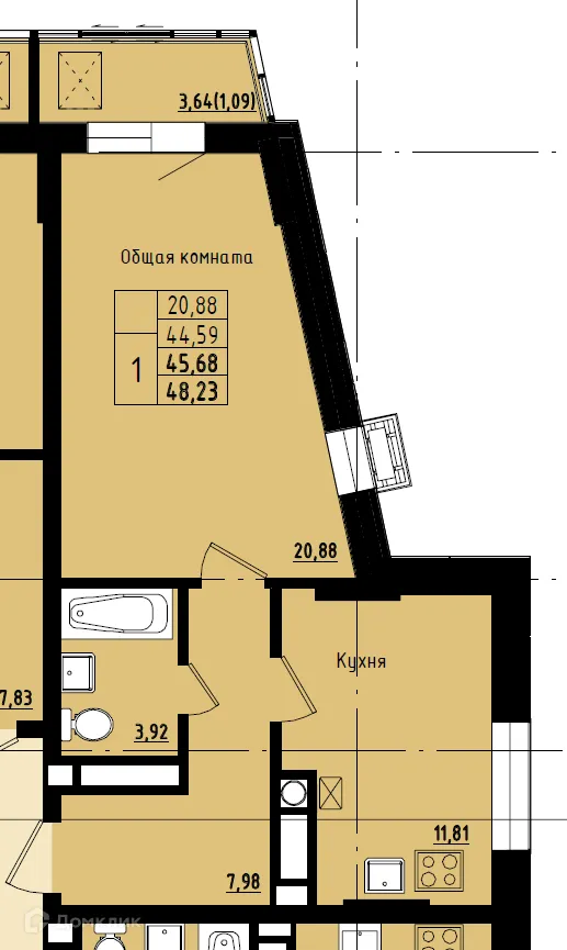 Фото квартиры в ЖК МЖД по ул. Чехова в г. Якутск