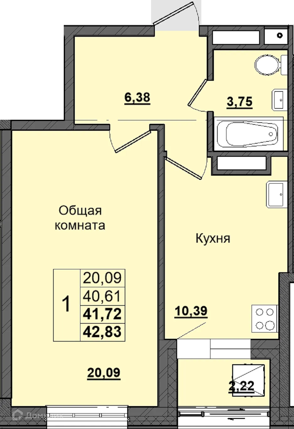 Фото квартиры в ЖК Алгыс