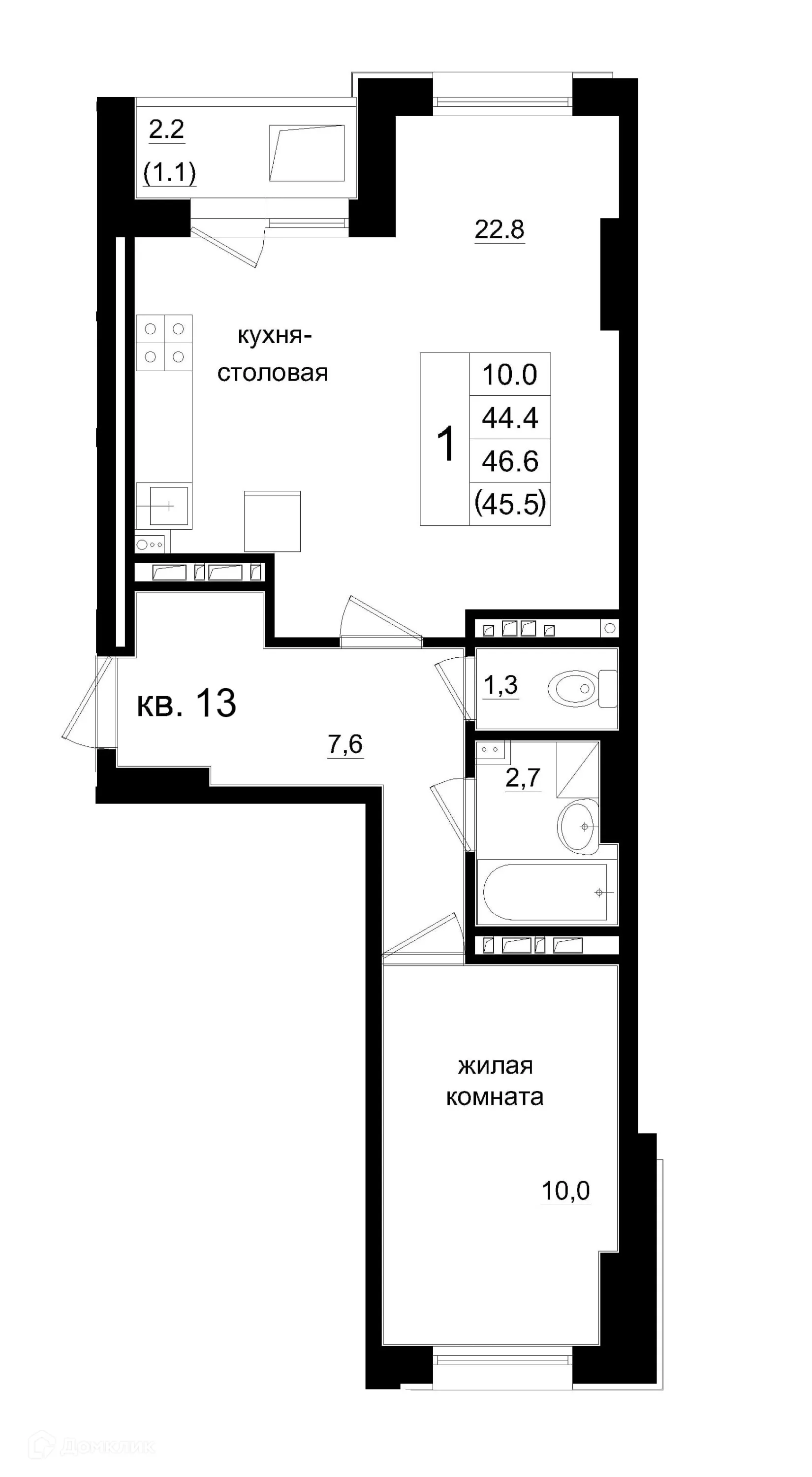Фото квартиры в ЖК в квартале 78 г. Якутска