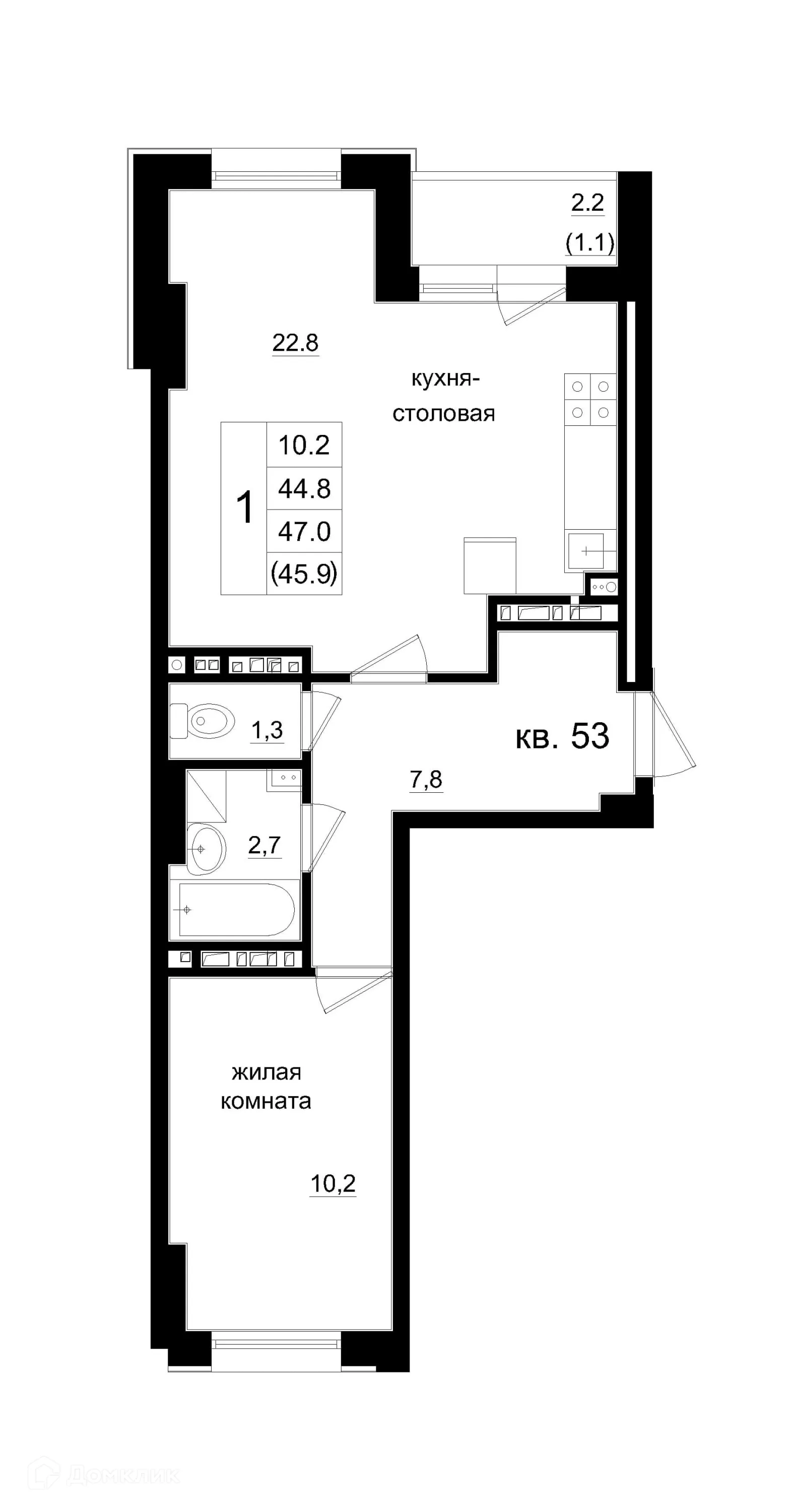Фото квартиры в ЖК в квартале 78 г. Якутска