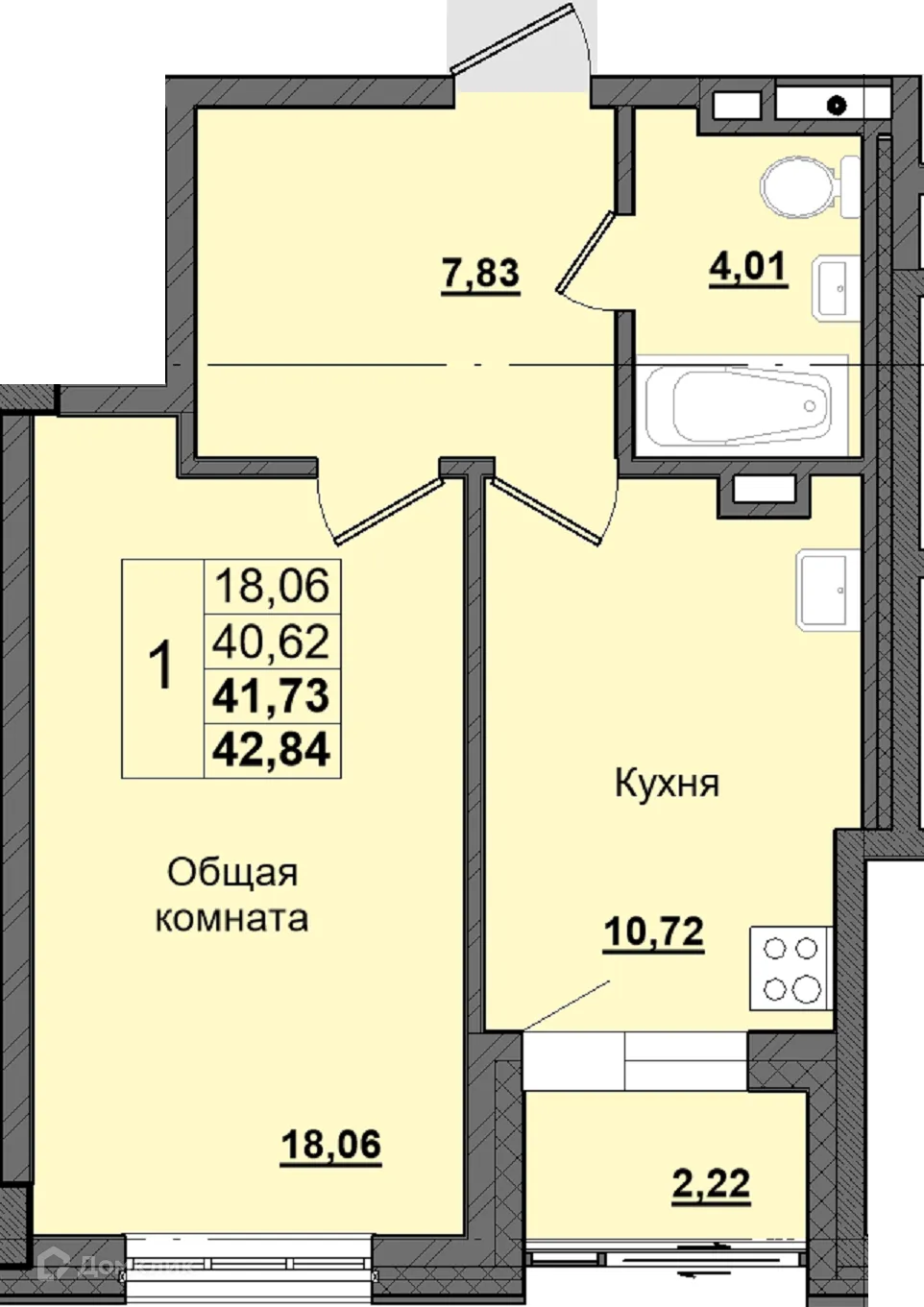Фото квартиры в ЖК Алгыс