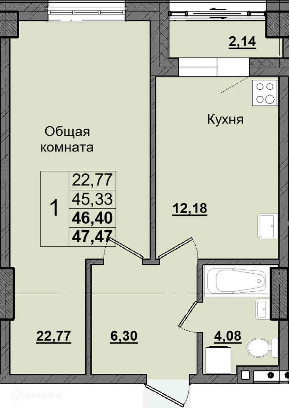 Фото квартиры в ЖК Алгыс