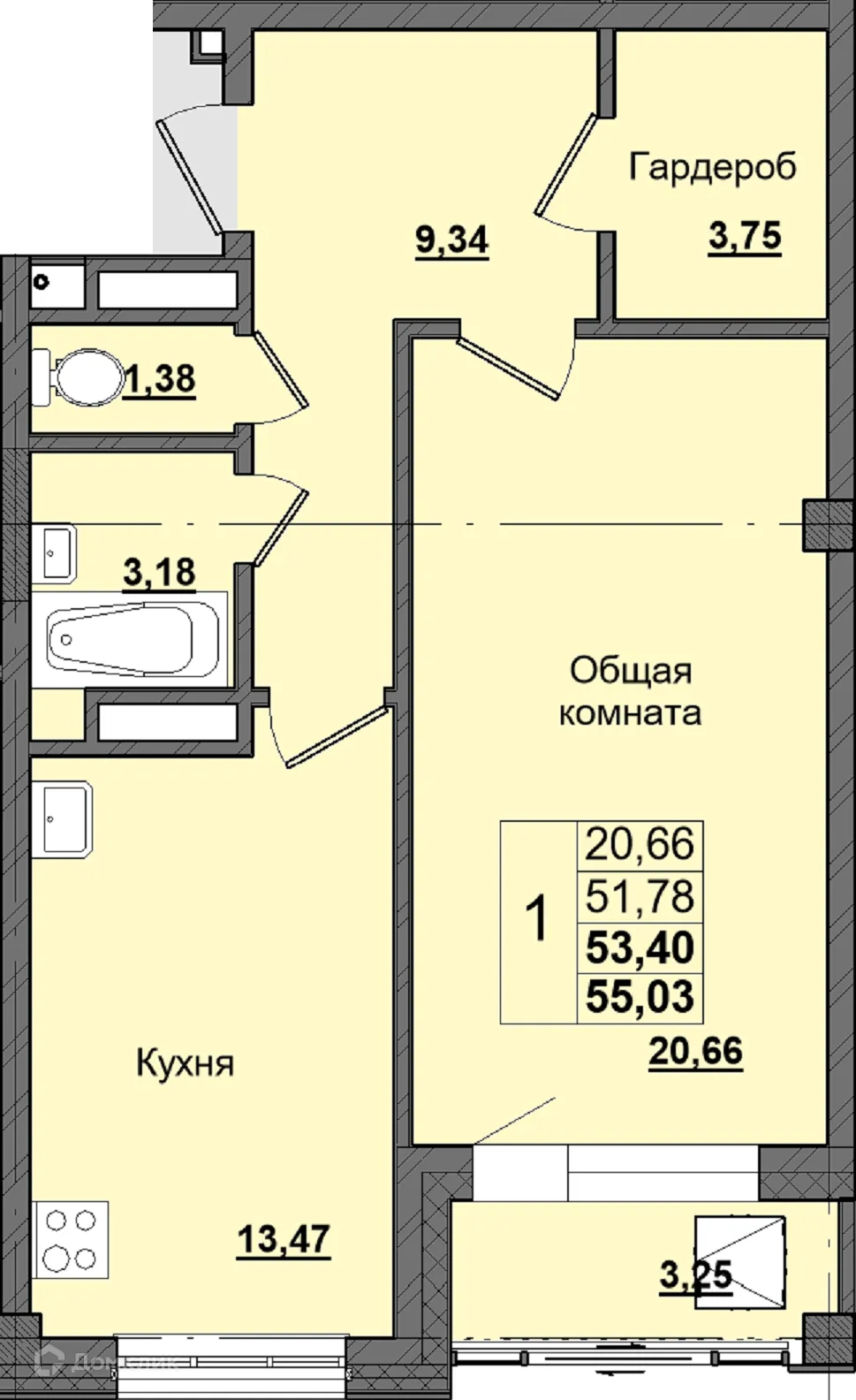 Фото квартиры в ЖК Алгыс
