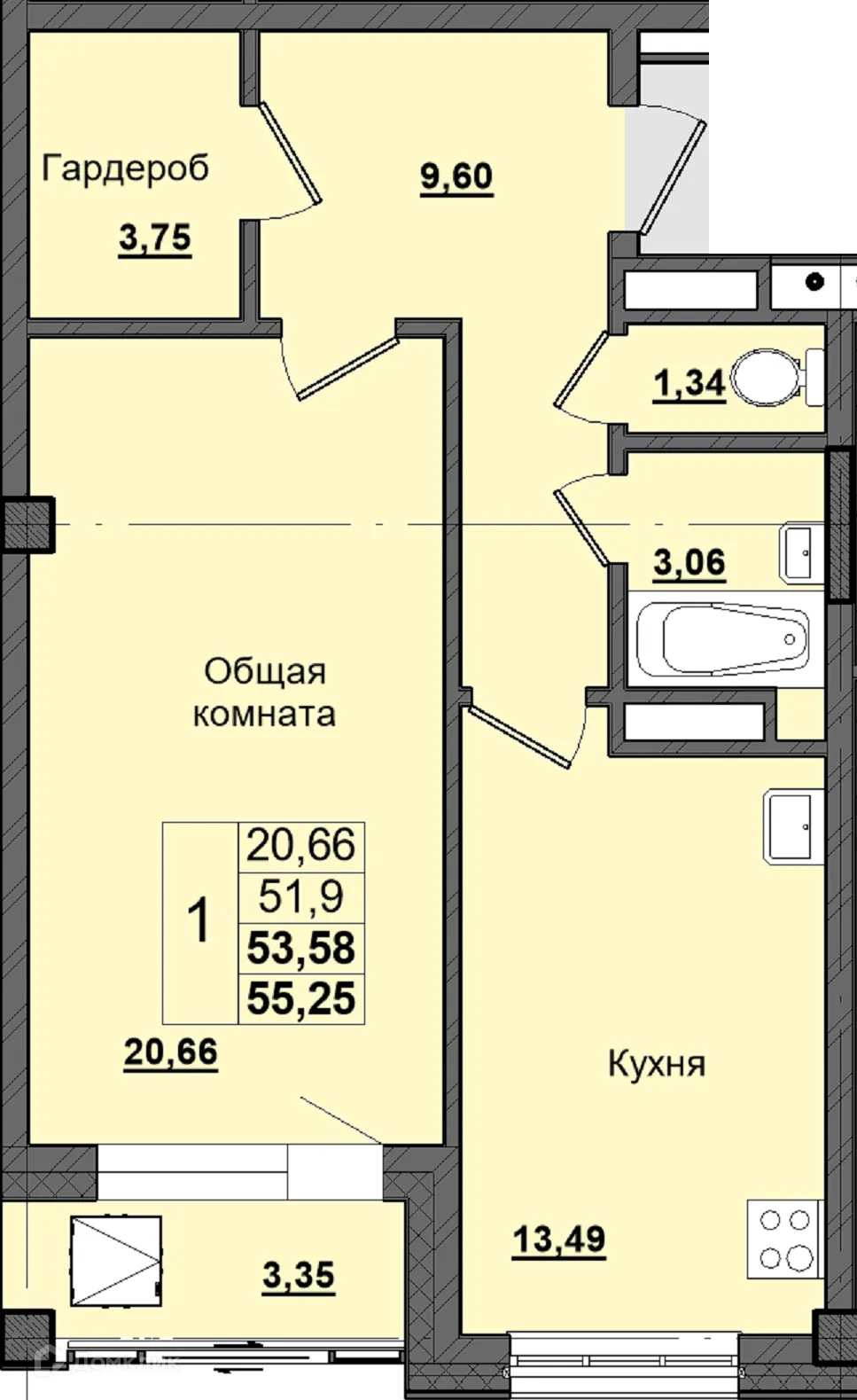 Фото квартиры в ЖК Алгыс