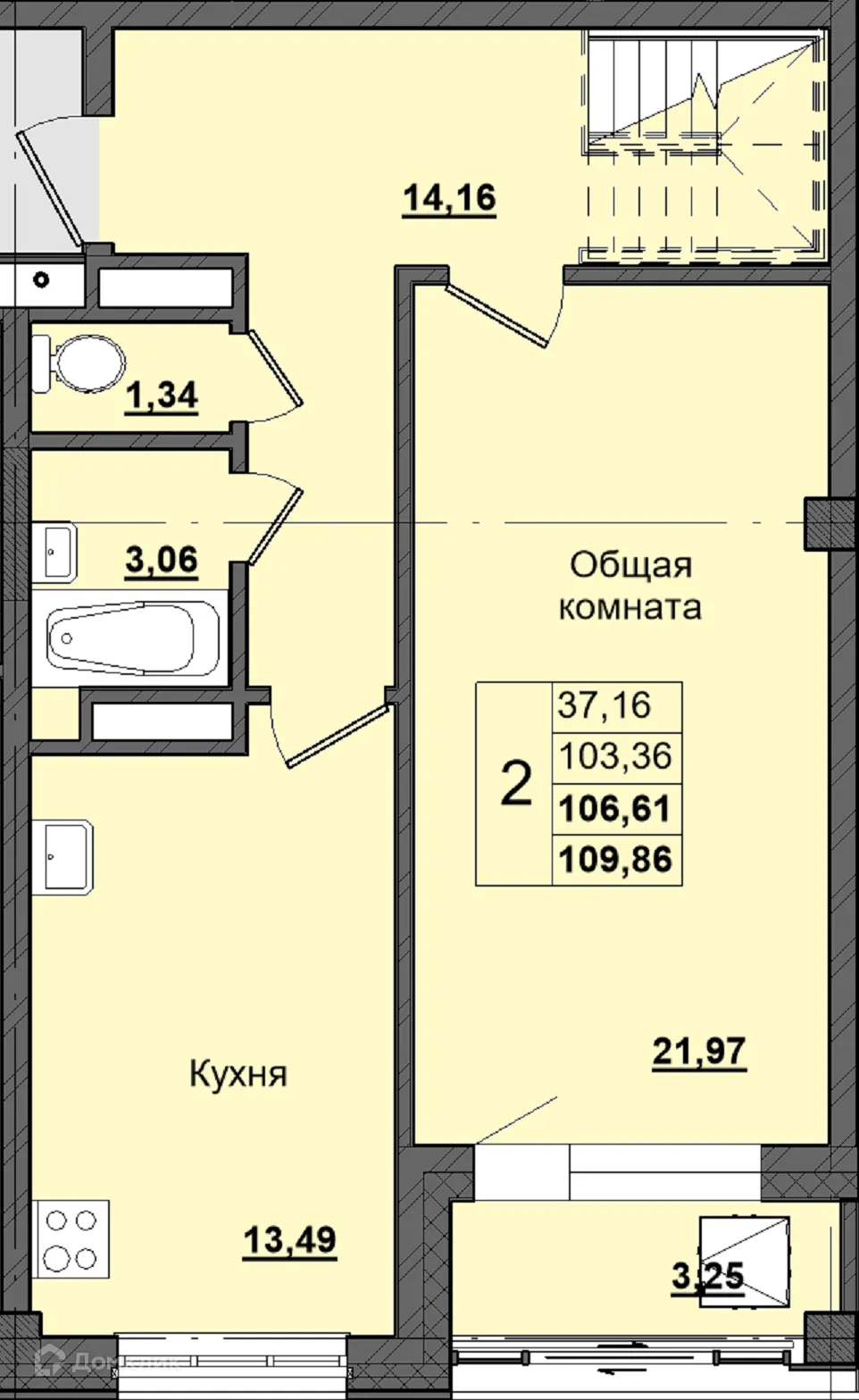Фото квартиры в ЖК Алгыс