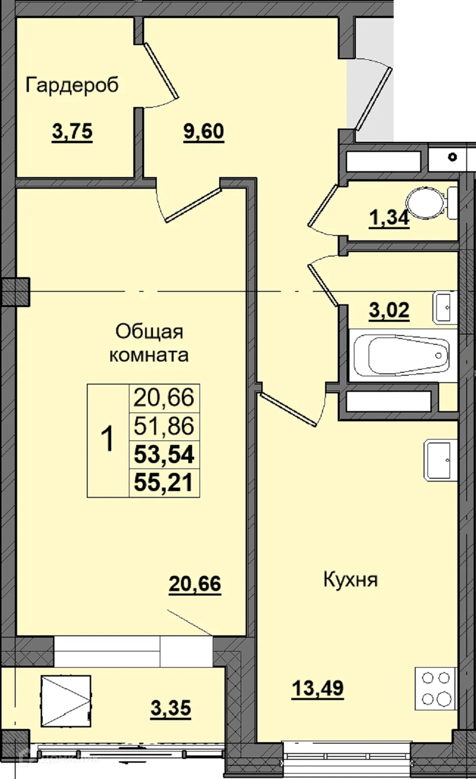 Фото квартиры в ЖК Алгыс